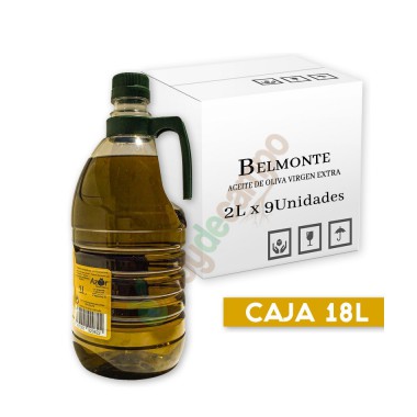 Aceite de Oliva Virgen Extra BELMONTE en Cajas de 9x2 Litros