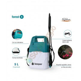 PULVERIZADOR ELECTRICO KEEPER FOREST 10