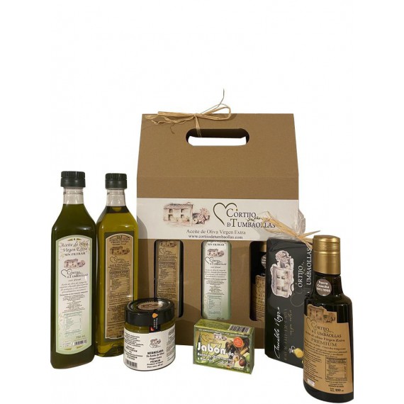 Pack Degustación de aceite de oliva virgen extra con productos de Cortijo  de Tumbaollas