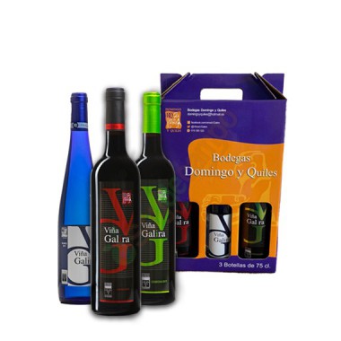 Pack 3 Vinos (Blanco, Tinto Joven y Tinto Crianza)