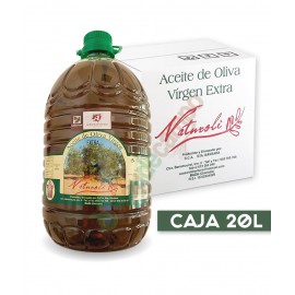 Aceite de Oliva Virgen Extra NATUROLI en cajas de 4x5 Litros