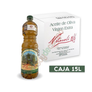Aceite de Oliva Virgen Extra NATUROLI en cajas de 15x1 Litros