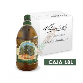 Aceite de Oliva Virgen NATUROLI en cajas de 9x2 Litros
