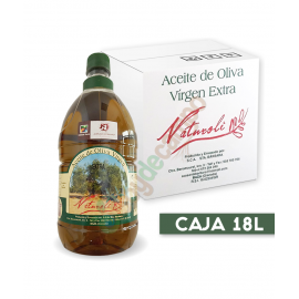 Aceite de Oliva Virgen Extra NATUROLI en cajas de 9x2 Litros
